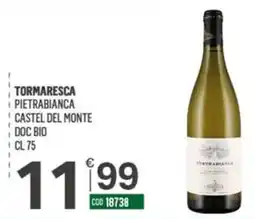 Tutto Risparmio Cash&Carry Tormaresca Pietrabianca Castel del Monte Doc Bio offerta