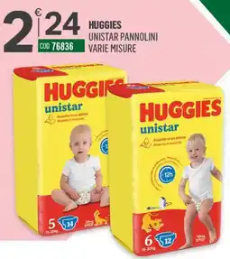 Tutto Risparmio Cash&Carry Huggies unistar pannolini offerta