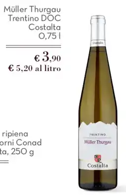 Spazio Conad Müller Thurgau Trentino DOC Costalta offerta