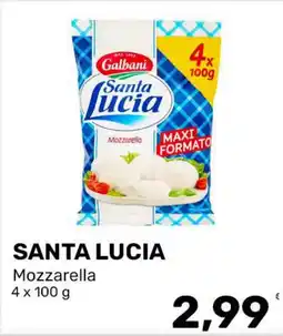 Iper Tosano Santa Lucia Mozzarella offerta