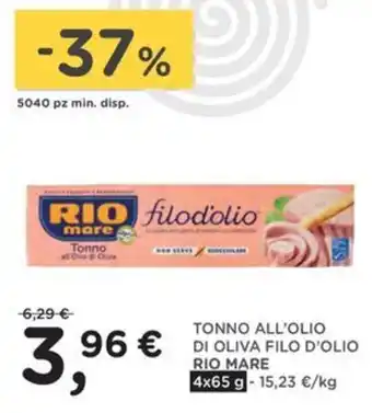 Rio Mare Tonno all'olio di oliva filo d'olio