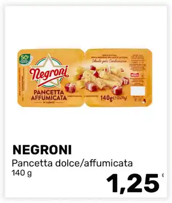Negroni Pancetta dolce/affumicata