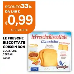 Ekom Le fresche biscottate classiche GrissinBon offerta