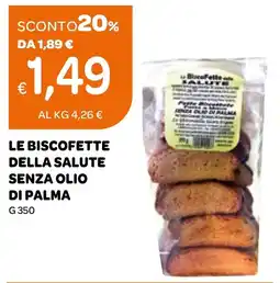 Ekom Le biscofette della salute senza olio di palma offerta