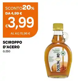 Ekom Sciroppo d'Acero Scelta Oro offerta