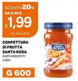 Ekom Confettura di frutta Santa Rosa offerta