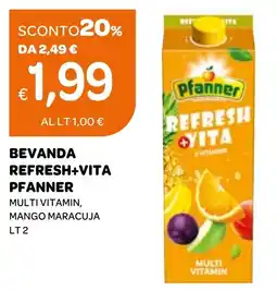 Ekom Beverage Refresh+Vita Pfanner offerta