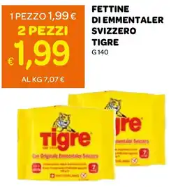 Ekom Fettine di emmentaler svizzero Tigre offerta