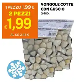 Ekom Vongole cotte con guscio offerta