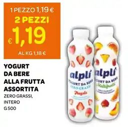 Ekom Yogurt da bere alla frutta assortita alpli offerta