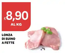 Ekom Lonza di suino a fette offerta