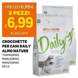 Ekom Crocchette per cani Daily Almo Nature offerta