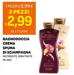 Ekom Bagnodoccia crema spuma di sciampagna Nutriente offerta
