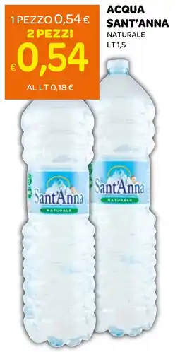 Ekom Acqua Sant'Anna Naturale offerta