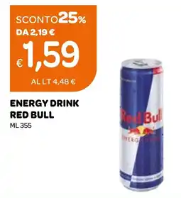 Ekom Energy drink Red Bull offerta