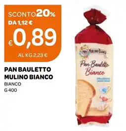 Ekom Pan Bauletto Bianco Mulino Bianco offerta