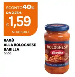 Ekom Ragù alla bolognese Barilla offerta