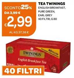 Ekom Tea Twinings English Breakfast Tea offerta