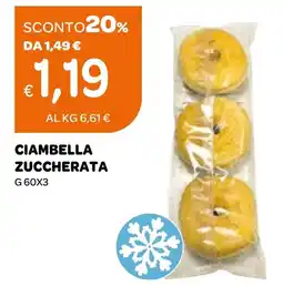Ekom Ciambella zuccherata offerta