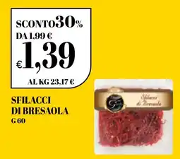 Ekom Sfilacci di Bresaola offerta