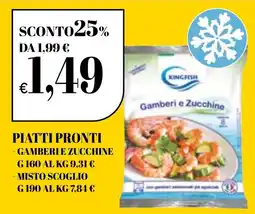 Ekom Kingfish Gamberi e Zucchine offerta