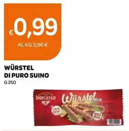Ekom Würstel di puro suino offerta