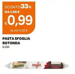 Ekom Pasta sfoglia rotonda Maffei offerta