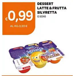 Ekom Dessert latte & frutta Silvretta offerta