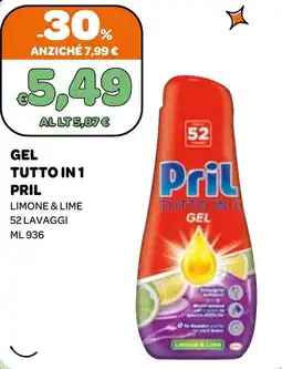 Ekom Pril gel tutto in 1 limone & lime offerta