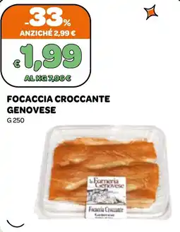 Ekom Focaccia Croccante Genovese offerta