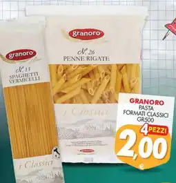 Mazzeo Supermercati Granoro pasta formati classici offerta
