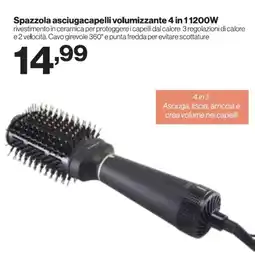 In'S Mercato Spazzola asciugacapelli volumizzante 4 in 1 1200w offerta
