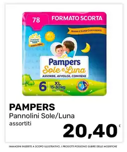 Iper Tosano Pampers Pannolini Sole/Luna offerta
