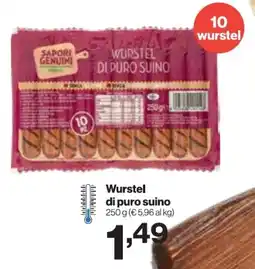 In'S Mercato Wurstel di puro suino offerta