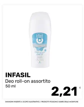 Infasil Deo roll-on assortito