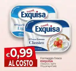 Maxi Nonna Isa Formaggio fresco Exquisa classico, light offerta