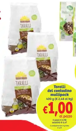 In'S Mercato Taralli del contadino multipack offerta