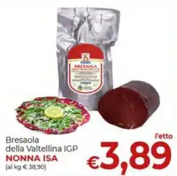 Maxi Nonna Isa Bresaola della Valtellina IGP NONNA ISA offerta