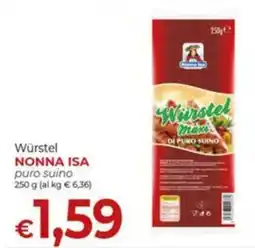 Maxi Nonna Isa Würstel NONNA ISA puro suino offerta