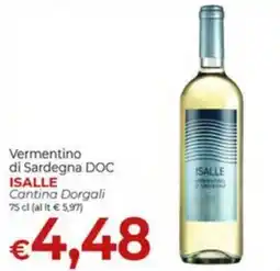Maxi Nonna Isa Vermentino di Sardegna DOC ISALLE offerta
