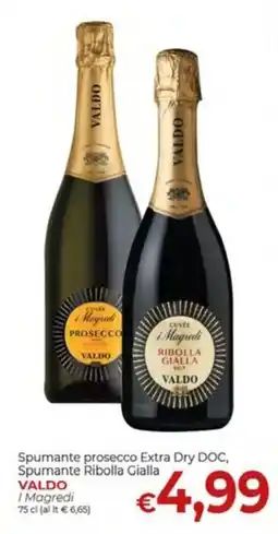 Maxi Nonna Isa Spumante prosecco Extra Dry DOC, Spumante Ribolla Gialla VALDO I Magredi offerta