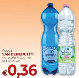 Maxi Nonna Isa Acqua San Benedetto naturale, frizzante offerta