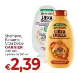 Maxi Nonna Isa Shampoo, Balsamo Ultra Dolce GARNIER offerta