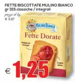SuperOne Fette biscottate Mulino Bianco offerta