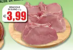 SuperOne Braciole di suino offerta
