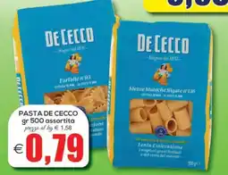 SuperOne Pasta De Cecco offerta