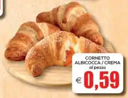 SuperOne Cornetto albicocca / crema offerta