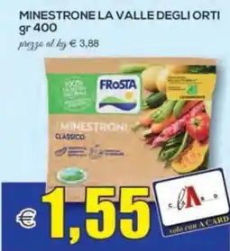 SuperOne Minestrone la valle degli orti offerta