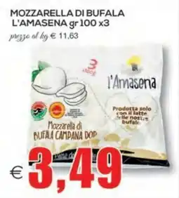 SuperOne Mozzarella di bufala l'Amasena offerta