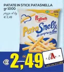SuperOne Patate in stick Patasnella Rizzoli offerta